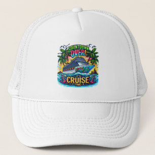 Casquette Bateau de croisière décompte coloré "C'est l'heure