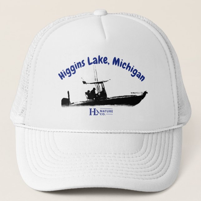 Casquette Bateau de pêche du lac Higgins (Devant)