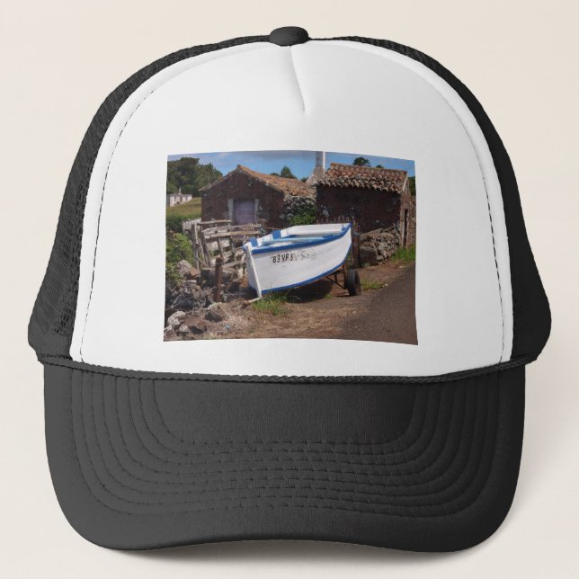 Casquette Bateau de pêche traditionnel açoréen (Devant)
