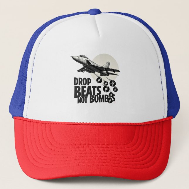 Casquette Bateaux de largage pas Bombes Fighter Jet Vinyl (Devant)