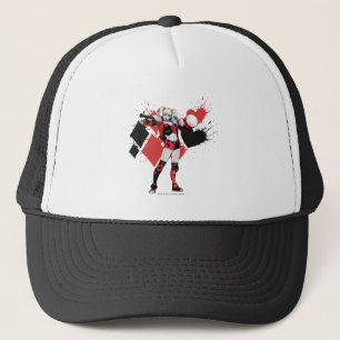 Casquette Batman Harley Quinn Hearts & Diamonds Splatter