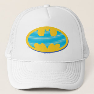 Casquette Batman Symbole Cyan Stripes
