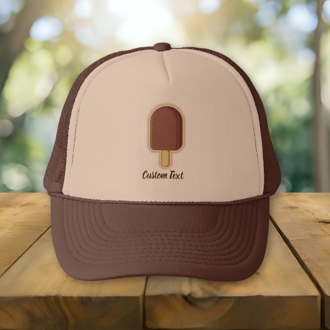 Casquette Bâtonnet de glace au chocolat (Créateur téléchargé)
