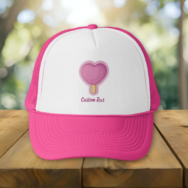 Casquette Bâtonnet de glace en forme de cœur (Créateur téléchargé)