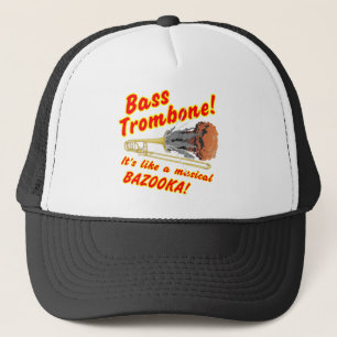 Casquette Bazooka bas de musical de trombone