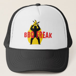 Casquette BBQ-Freak avec couverts et flamme