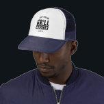 Casquette BBQ Grill Master Personnalisé Meilleur papa Père<br><div class="desc">Funny BBBQ Grill Master Barbecue personnalisé Meilleur</div>