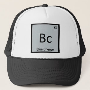 Casquette Bc - Chimie au fromage bleu Symbole de table pério