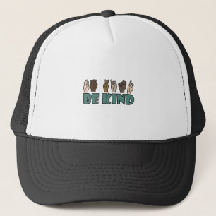 Casquette Be Kind ASL American Sign Language