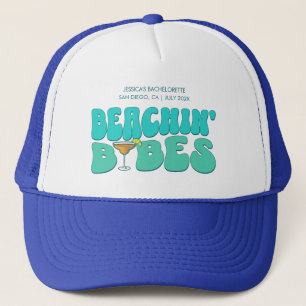 Casquette Beach Bachelorette Party Beachin Babes Bridesmaid