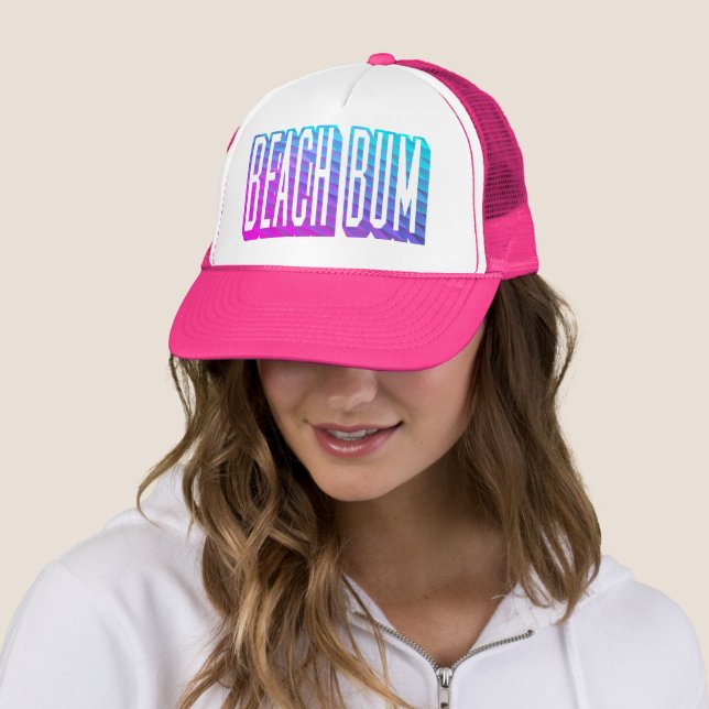 Casquette BEACH BUM Trucker Hat (En situation)