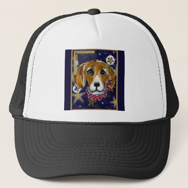 CASQUETTE BEAGLE DE NOUVELLE ANNÉE (Devant)