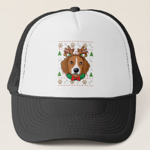 Casquette Beagle Vilain Reindeer de Noël Antlers Xmas Filles