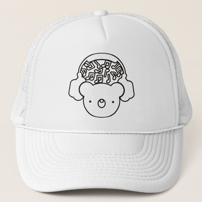 Casquette Bear_Headphones (Devant)