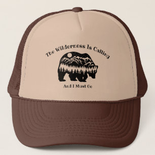 Casquette Bear Mountains Wilderness Camping Randonnée Aventu