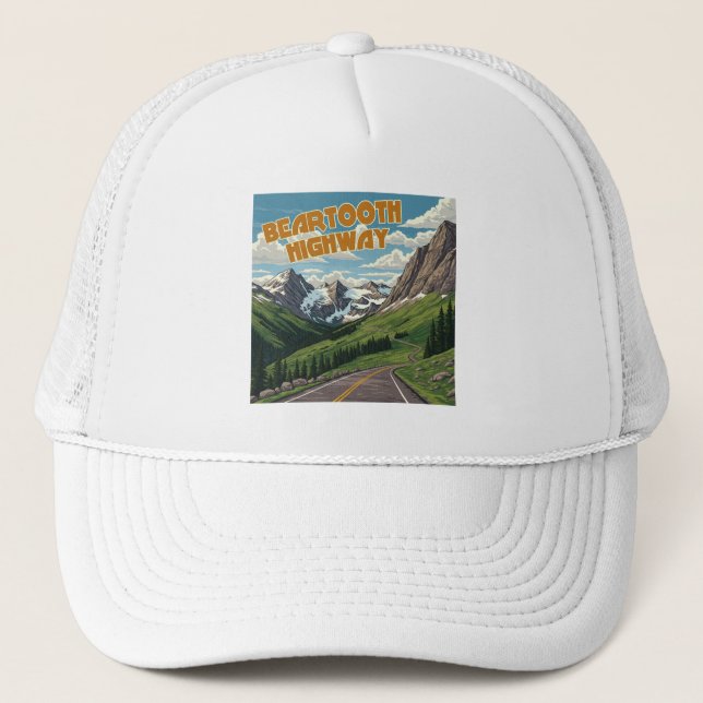 Casquette Beartooth Highway Montana Wyoming Paysage (Devant)