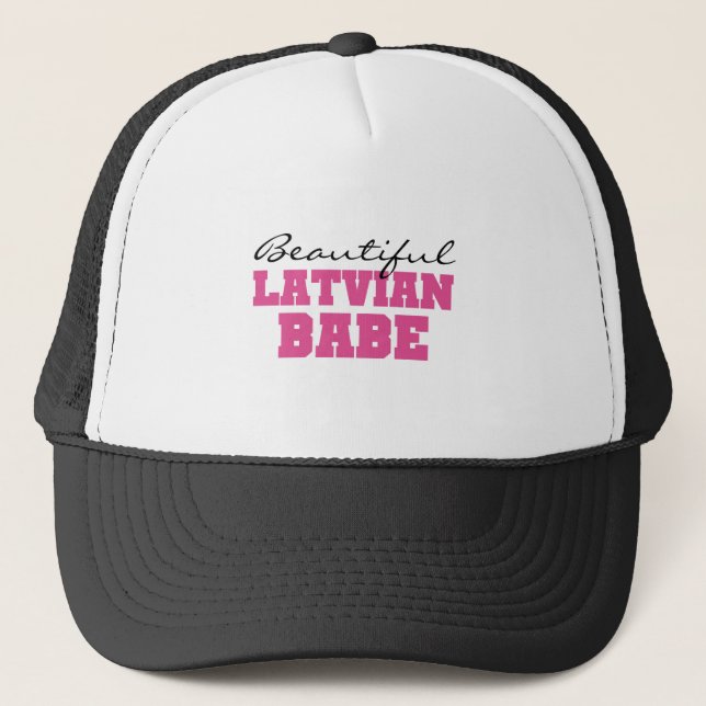 Casquette Beau bébé letton (Devant)