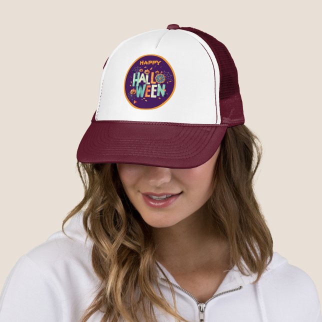 Casquette Beau coloré Effrayant Halloween Motifs (En situation)