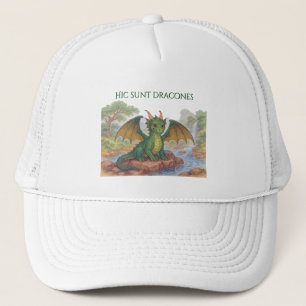 Casquette Beau dragon vert