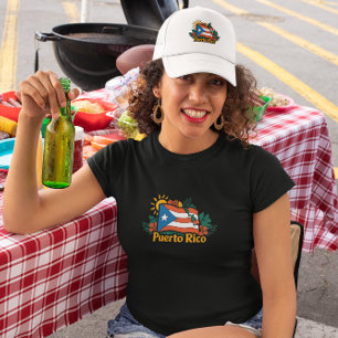 Casquette Beau Drapeau Floral Porto Rico