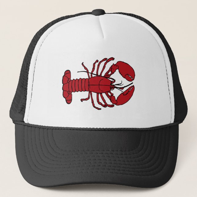 Casquette Beau Homard de plage Nautique chapeau de camion de (Devant)