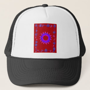 Casquette Beau Motif Indien Mehndi Art Design