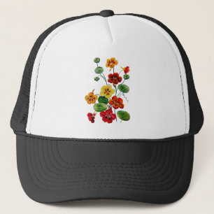 Casquette Beau Nasturtiums brodés colorés