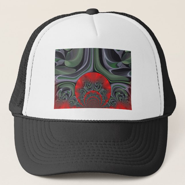 Casquette Beau Rouge Aurora Art Imprimer (Devant)