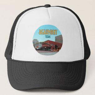 Casquette Beaumont Texas Downtown Crockett Street Vintage