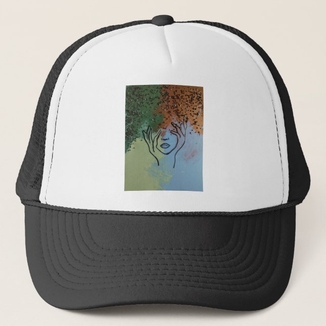 Casquette Beauté Repos peinture Abstraite (Devant)