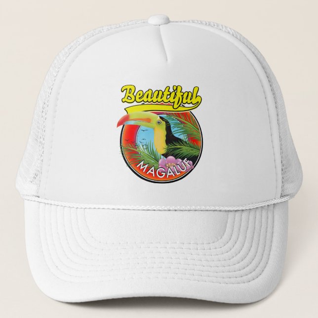 Casquette Beautiful Magaluf, toucan logo  (Devant)