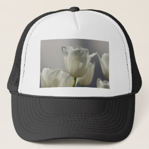 Casquette Beaux Tulipes Blancs de Printemps