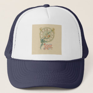 Casquette Bébé du Nouvel An Horloge Vintage