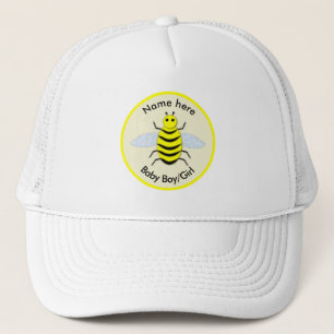 Casquette Bébé jaune mignon abeille Genre Révéler Neutre Per