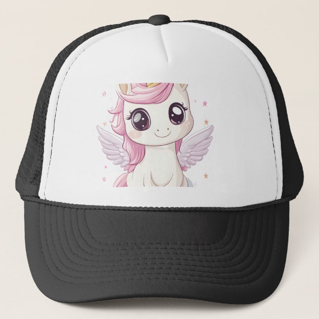 Casquette Bébé Licorne Mignon (1) (Devant)