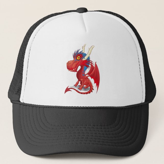 Casquette Bébé mignon Dragon (Devant)