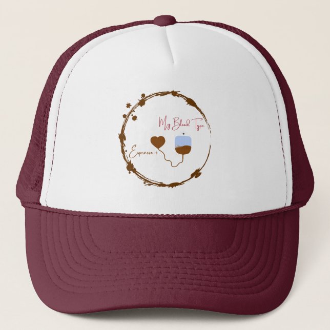 Casquette Because you're 90% espresso and everyone knows it. (Devant)