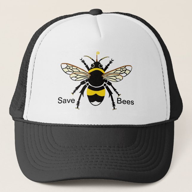Casquette Bee - chapeau camionneur (Devant)