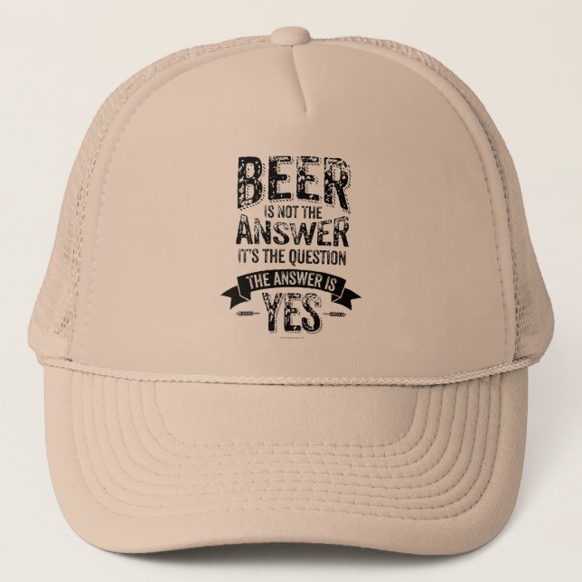 Casquette Beer is Not the Answer (Devant)