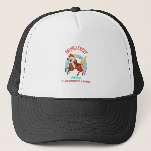 Casquette Behind Every Horse Girl Who Quelves (Devant)