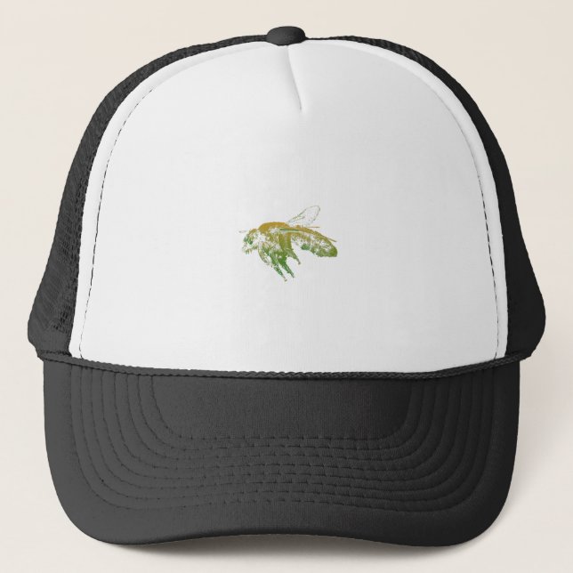 Casquette Beige d'insectes (Devant)