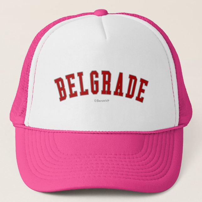 Casquette Belgrade (Devant)