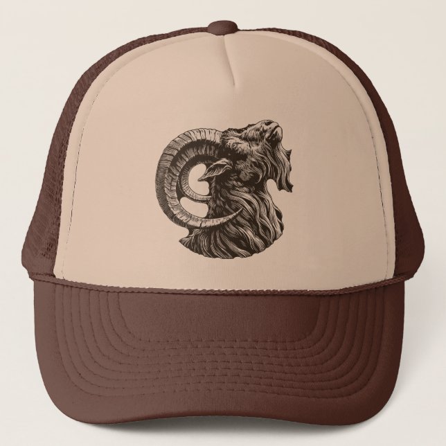 Casquette Bélier Majestueux - Fier et Noble (Devant)