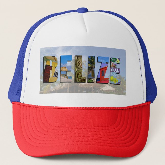 Casquette Belize Tropical Beach Blue Ocean Travel Photos (Devant)
