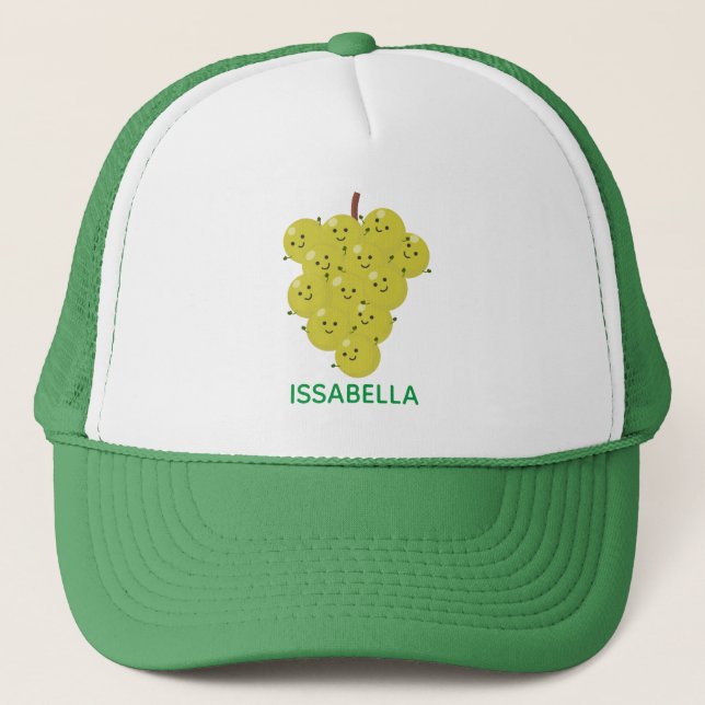 Casquette Belle bande de raisins amusante illustration (Devant)