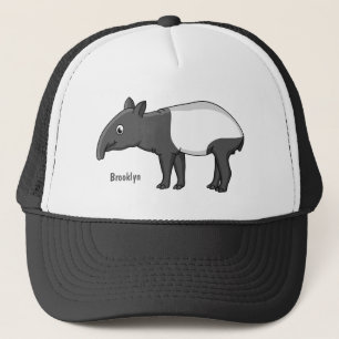 Casquette Belle illustration de tapir de dessin animé