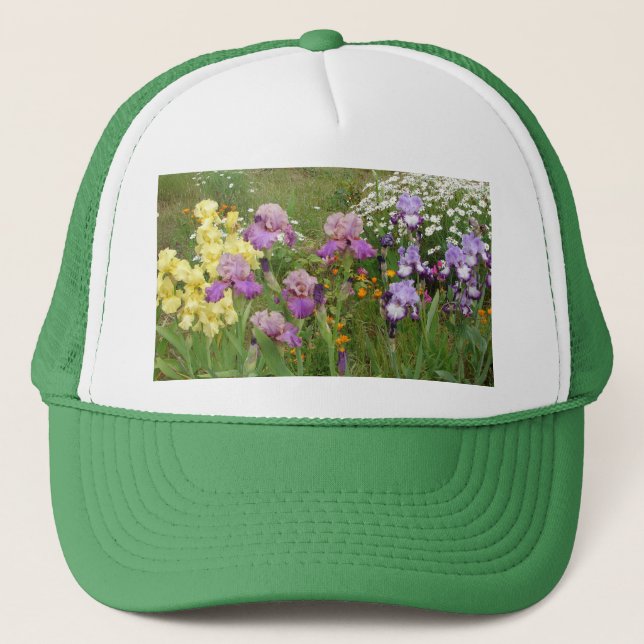 Casquette Belle Iris Fleur violet Fleur Photo (Devant)