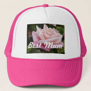 Casquette Belle rose rose rose Meilleure fleur maman design