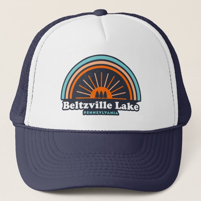 Casquette Beltzville Lake Pennsylvanie arc-en-ciel (Devant)