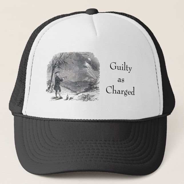 Casquette Ben Franklin coupable comme accusé (Devant)